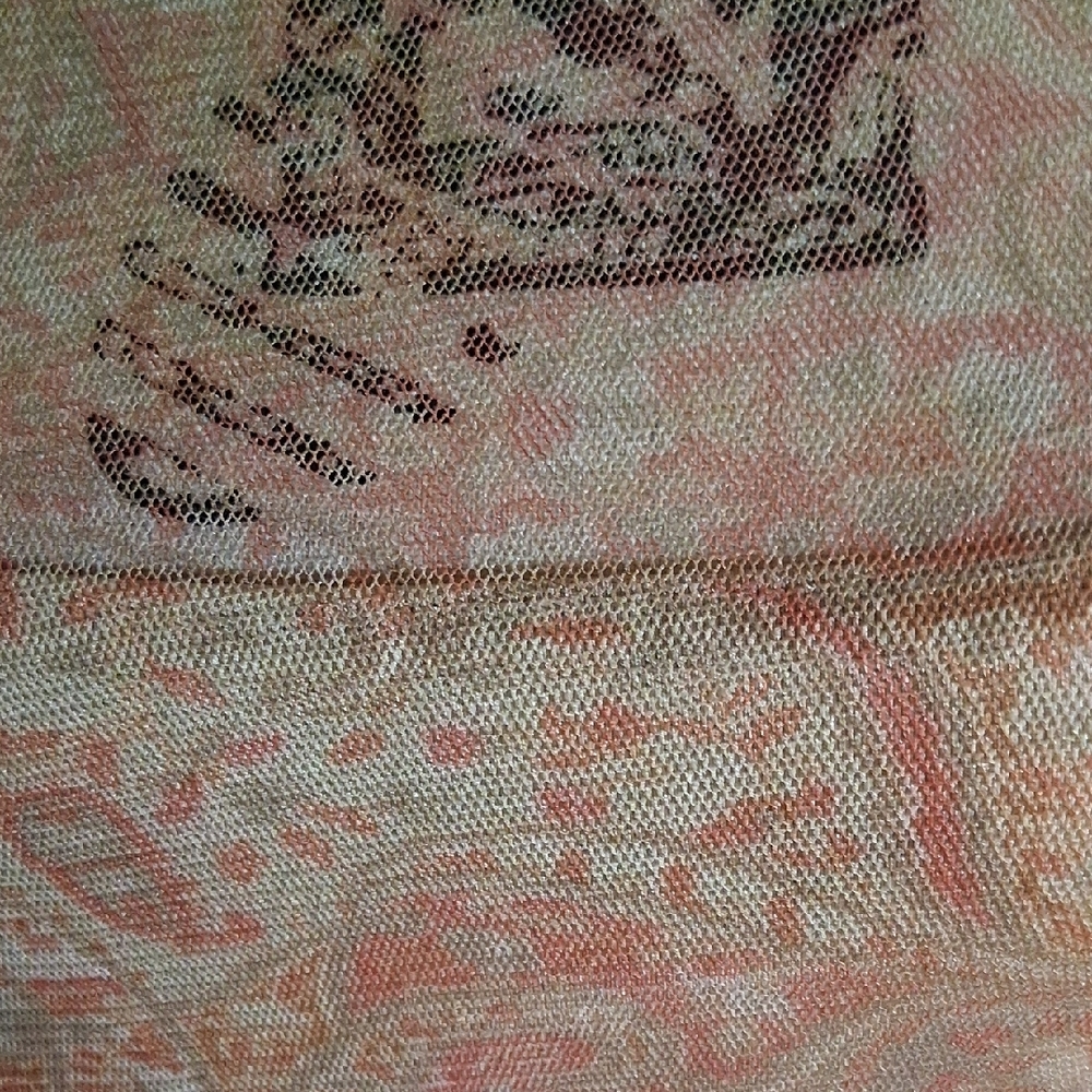 La Belle Orange Sheer Y2K Sleeveless Boho Dress Size M - Picture 4 of 16